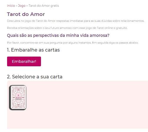 valete de copas no tarot