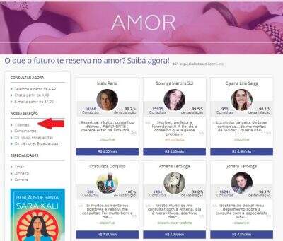 clarividência do amor