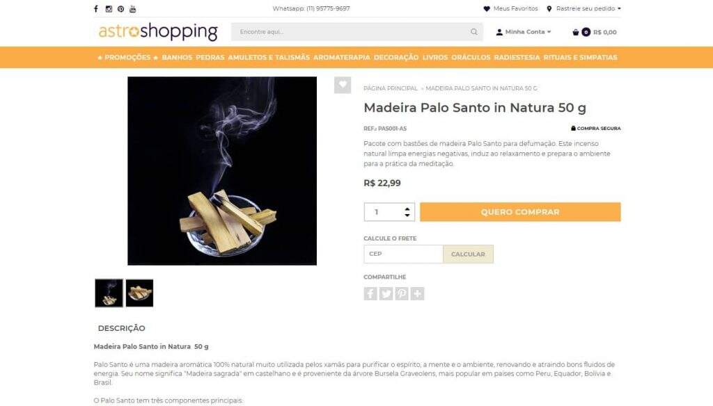 como usar palo santo
