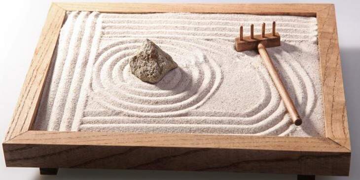 Jardim zen miniatura