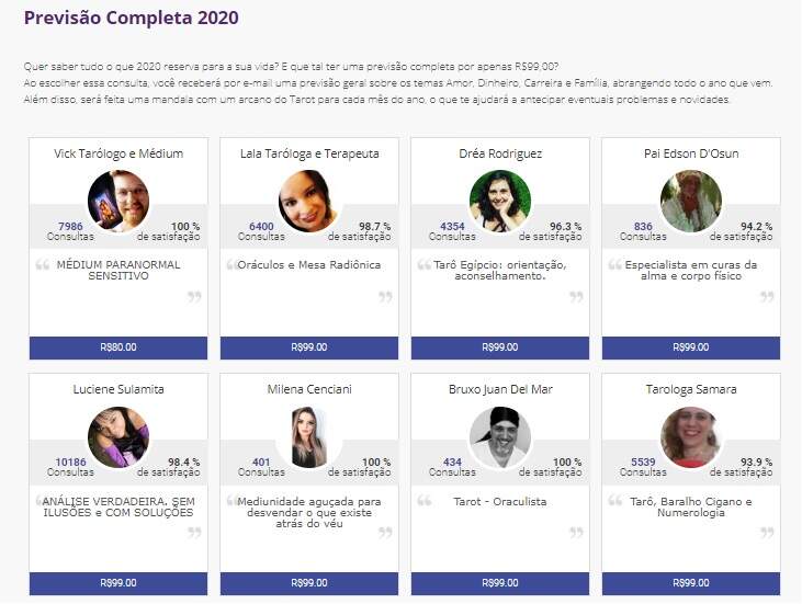 previsões para 2020